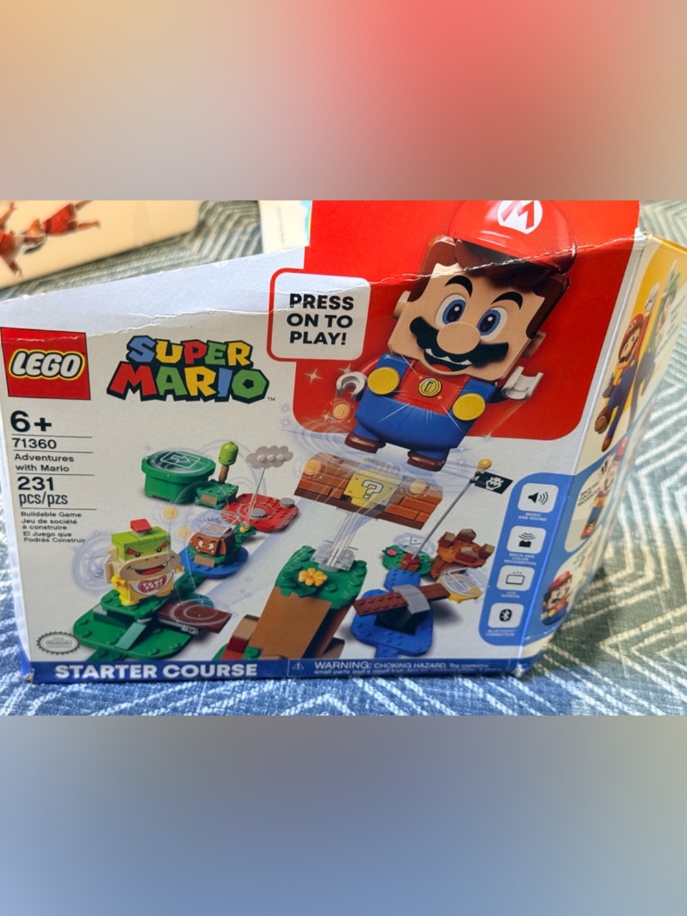 LEGO Super Mario Starter Course 71360 Complete Open Box w Mario Figure